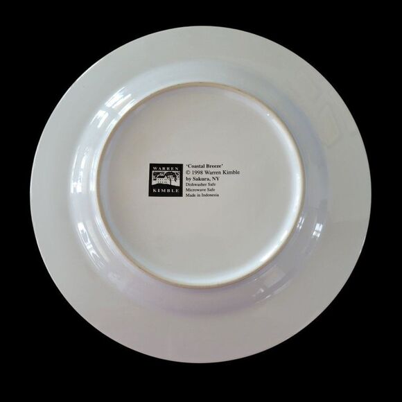 Sakura Warren Kimble Coastal Breeze Salad Plate - Picture 3 of 6